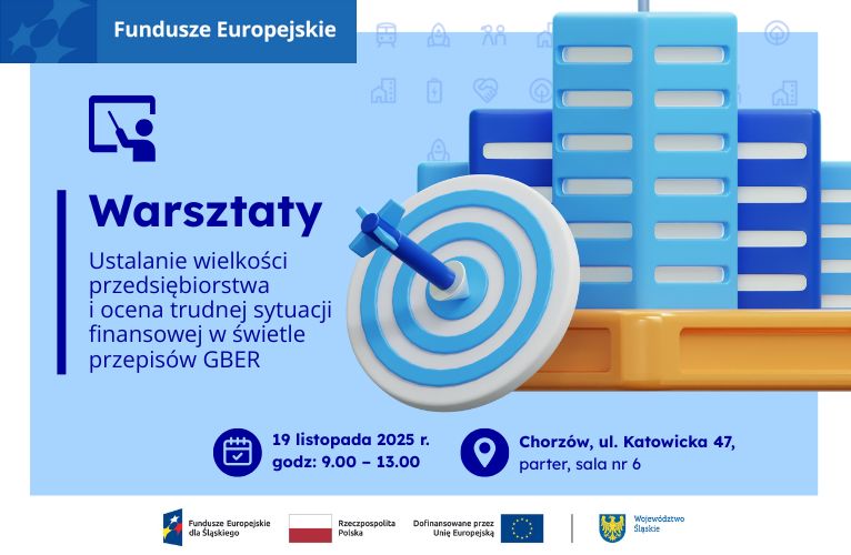 Warsztaty „Ustalanie wielkości przedsiębiorstwa i ocena trudnej sytuacji finansowej w świetle przepisów GBER (Rozporządzenie Komisji (UE) nr 651/2014”