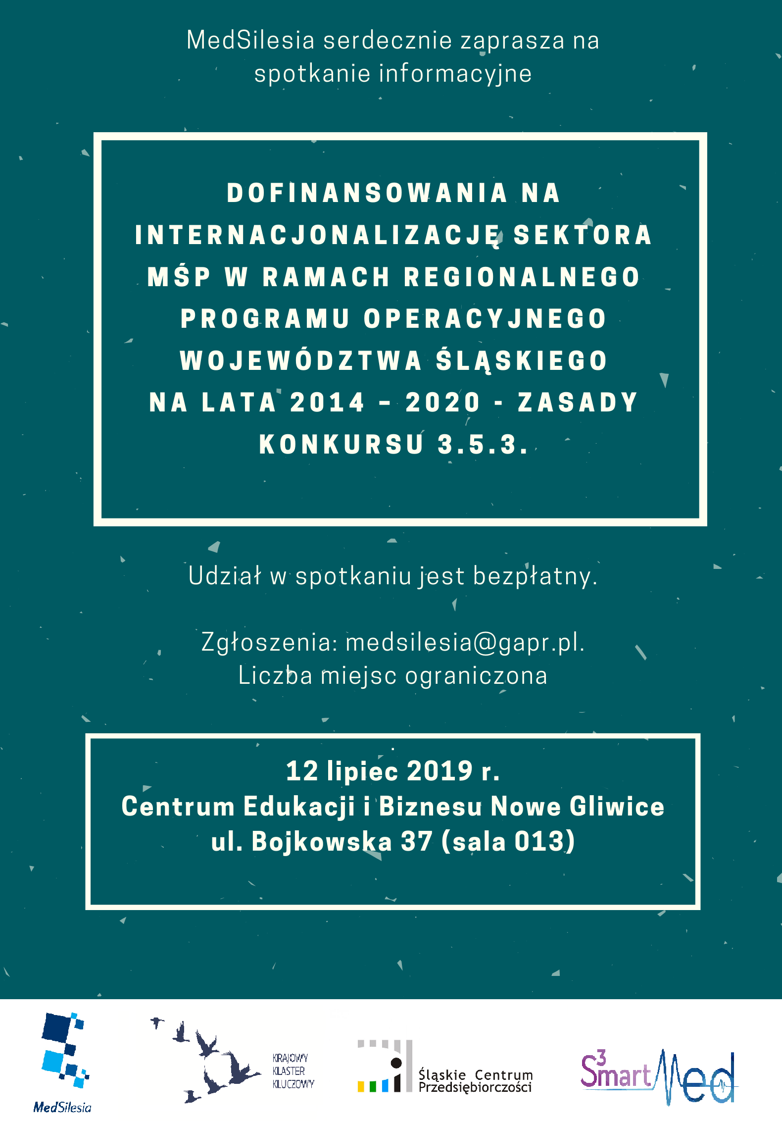 Dofinansowania na internacjonalizację sektora MŚP w ramach Regionalnego Programu operacyjnego Województwa Śląskiego na lata 2014 - 2020 - zasady konkursu 3.5.3.